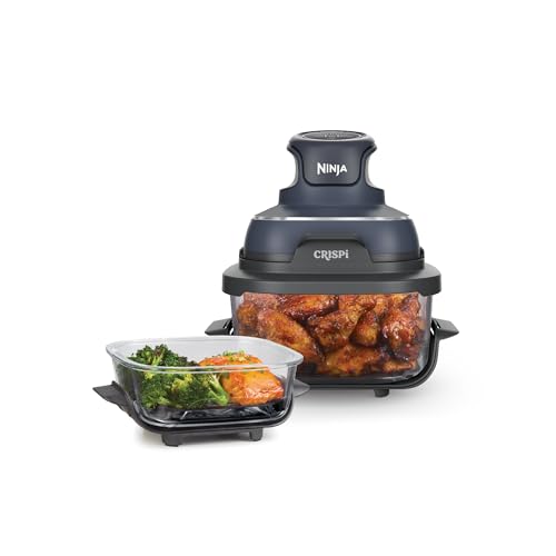 (-39%) Ninja CRISPi tragbare Air fryer Heißluftfritteuse, 3,8 l, Grau FN101EUGY
