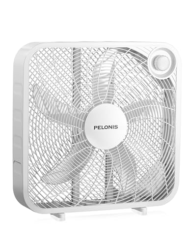 20 Inch Box Fan 3 Speeds Window Fans Floor Or Tabletop 25fts 2025