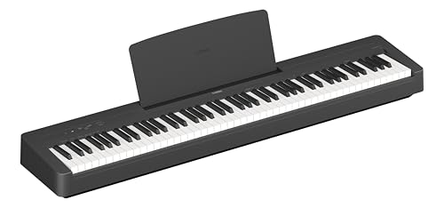 Yamaha 88-Key Digital Piano with Weighted Keys, Bluetooth, Built-in Speakers P145BT