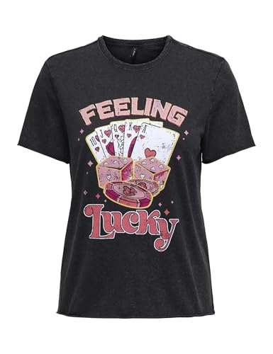 🔥 STARKER PREIS (-52%) ONLY Onllucy Life Reg S/S Print Top Box Ccjrs
