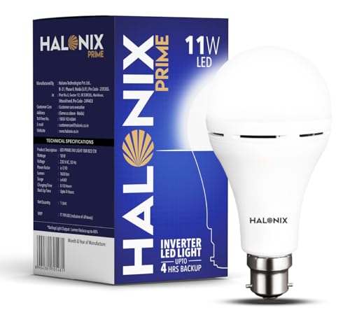 GRAB : Halonix 11W Rechargeable Inverter LED Bulb