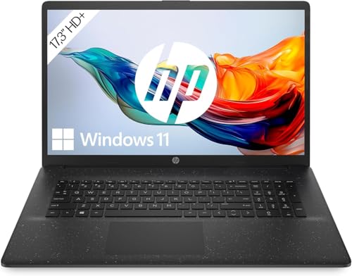 (-15%) HP Laptop mit 17,3" HD+ Display, Intel Celeron N4120, 8 GB DDR4 RAM, 256 GB SSD, Intel UHD-Grafik, Windows 11, QWERTZ Tastatur, Schwarz
