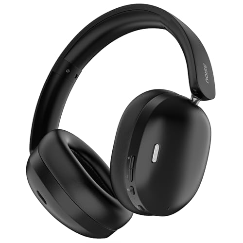 Noise Newly Launched Airwave Max XR Wireless Over-Ear Headphones with 120H Playtime, ANC, HFA Tech, Spatial Audio, Dual Pairing,BT V6.0(Carbon Black)*
