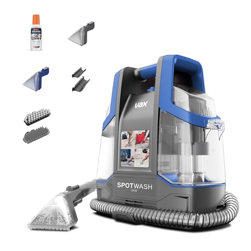 (-35%) Vax SpotWash Duo Fleckenreiniger – Teppich- und Polsterreiniger Gerät mit Haustier-Aufsatz, Zubehör für die tägliche Reinigung, Multi-Oberflächen-Düsen und Reinigungslösung