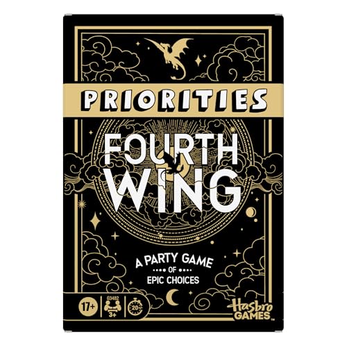 Priorities Fourth Wing Edition Game | Officially Licensed Party Game Inspired by Empyrean Series | Ages 17+ | 3+ Players | 20 Mins.