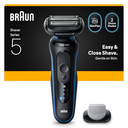 (-44%) Braun Rasierer Herren Elektrisch Series 5, Rasierapparat, 52-B1600s, Blau