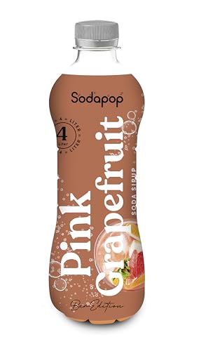 🔥 STARKER PREIS (-39%) Sodapop Sirup Pink Grapefruit, Bar Edition, zuckerreduziert, 500ml