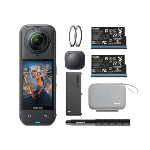 Insta360 X5 Bundle - Waterproof 8K 360° Action Camera