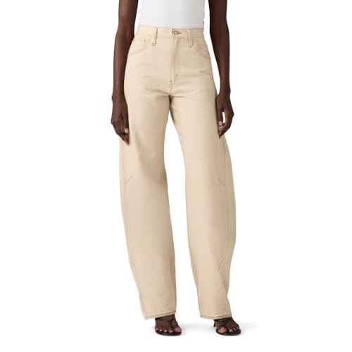 Levi's Women's Cinch Barrel Jeans, (New) Cloudy Travertine (Non Stretch), 27