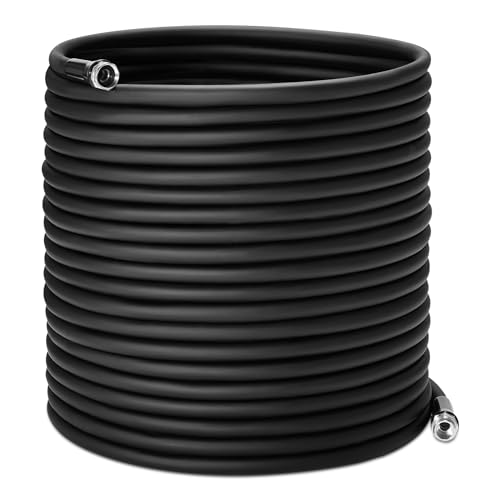 Amazon Basics Garden Hose, 100ft, Kink-Resistant with Crush-Resistant Aluminum Couplings