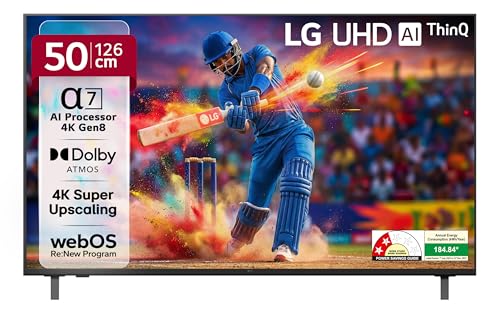 LG (50 Inches) 4K Ultra HD Smart webOS LED TV