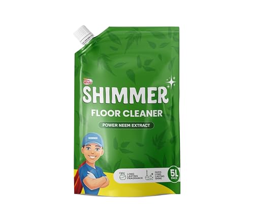 Shimmer Neem Floor & Surface Cleaner – 5L Mega Jar | Natural Disinfectant with Germ Protection | Long-Lasting Fragrance | Safe for Kids & Pets | All S