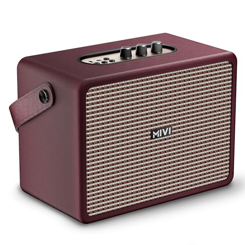 Mivi SuperBox Classic 120W Portable Bluetooth Speaker [New Launch] | Premium Sound with Built-in Subwoofer, Bass & Treble Control Knobs, AUX & USB Sup
