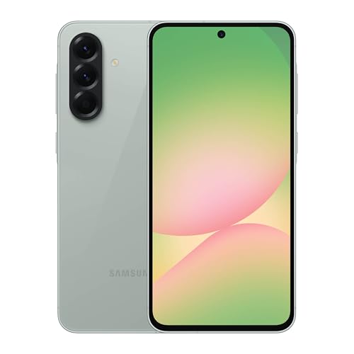 Samsung Galaxy A56 5G Cell Phone, 128GB AI Smartphone, Unlocked Android, AI Photo Edits, Large Screen, Long Battery Life, 2025, US 1 Yr Manufacturer Warranty, Amazon Exclusive, Awesome Olive Olive 128GB Phone Only