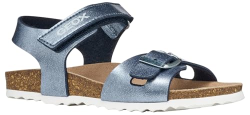 🔥 STARKER PREIS (-40%) Geox Mädchen J Adriel Girl C Sandalen, C4005 Avio, 24 EU