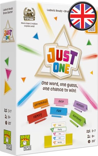 Asmodee Just One Party Game (2025 Refresh) - Cooperative Mystery Word Guessing Fun for Family & Friends, Kids & Adults, Ages 8+, 3-7 Players, 15 Minute Playtime