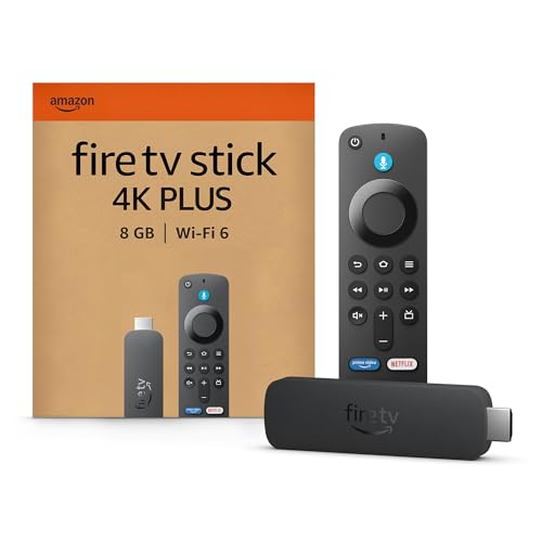 ⚡ BLITZDEAL (-60%) Zertifiziert und generalüberholt Amazon Fire TV Stick 4K Plus, mit Unterstützung für Wi-Fi 6 sowie Streaming in Dolby Vision/Atmos und HDR10+