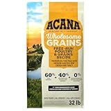 ACANA Wholesome Grains Dry Dog Food Free-Run Poultry & Grains Recipe 32lb Bag
