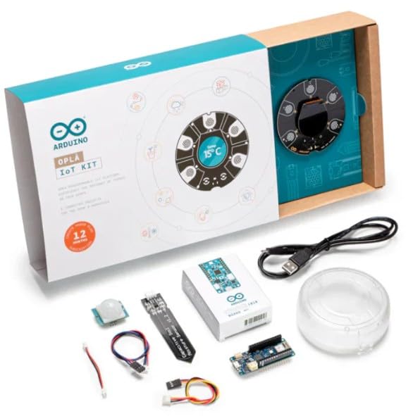 Opla IoT Kit AKX00026 | IoT Starter Kit, Smart Home Projects | Remote Controlled Lights, Home Security, Weather Monitor | Complete DIY Solution | Easy