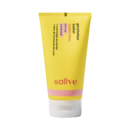 Protetor Solar Corporal Sallve, UVA/UVB, FPS 50, 200g