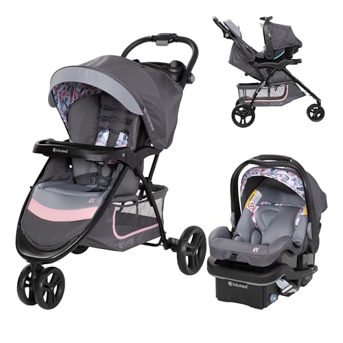 Baby Trend EZ Ride SE Travel System with Secure-Lift Infant Car Seat, Bluebell Special Edition EZ Ride Bluebell