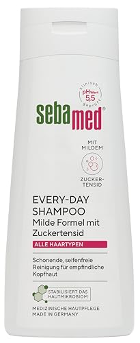 (-18%) Sebamed Every-Day Shampoo 200 ml, Haarshampoo für Damen und Herren, schonende, seifenfreie Reinigung für empfindliche Kopfhaut, besonders mild durch Zuckertensidformel, für alle Haartypen geeignet