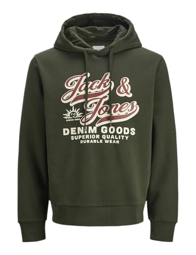 🔥 STARKER PREIS (-41%) JACK & JONES Jjelogo Sweat Hood 2 Col 25/26 Noos Pls - Plus Size