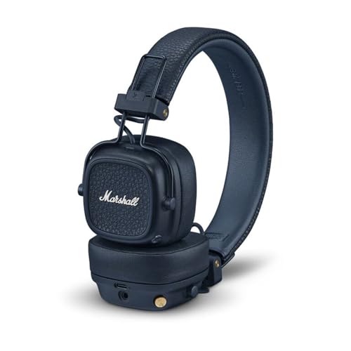 Marshall Major V On-Ear Wireless Bluetooth Headphones - Midnight Blue