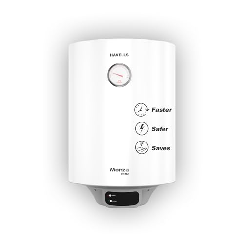 Havells Monza Pro 15L Storage Water Heater(Geyser)|Faster Heating|Safer to use|Saves electricity|Engineered for Hard Water|Endurashield Coated Anti Ru