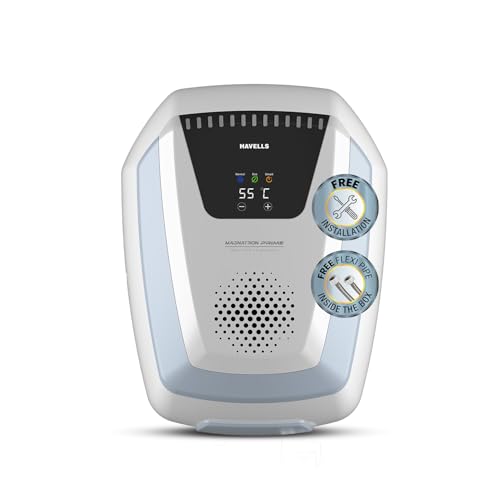 Havells Magnatron Prime 15L Storage Water Heater(Geyser)|Induction Technoloy|No Heating Element|25% Faster Heating|30,000 Rs Electricity Saving in 5 Y