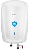 Havells Signa 5L Instant Water Heater(Geyser) with Anti Rust Aqua Shield| Twin LED Indicator| Shock Proof Body| ISI Marked| Fire Retardan...