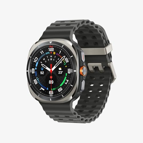 (-57%) Samsung Galaxy Watch Ultra (2025) Smartwatch mit Galaxy AI, Fitness-Uhr, Marine Band, Titan-Gehäuse, Schnellbutton, Dual-GPS, 64 GB Speicher, 47 mm, LTE, Titanium Silver, 3 Jahre Herstellergarantie