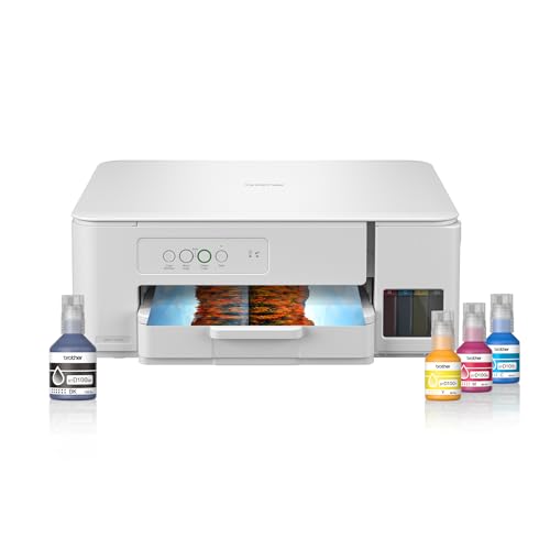 Brother Ink Tank DCP-T236 (New Launch) All in One (Print Scan Copy) Color Home Printer, 27/11 PPM BK/CL, 150 Sheet Paper Tray, Print Upto 7.5K Pages