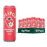 OLIPOP Prebiotic Soda Pop, Strawberry Vanilla, 12 count for just $12.52 shipped