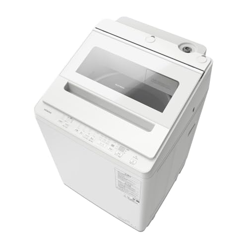 全自動洗濯機 ビートウォッシュ 8kg ホワイト 洗浄機能(ナイアガラ ビート洗浄 パワフルコース つけおきプラス シワ低減洗濯コース) 日立 BW-V80M-W 4