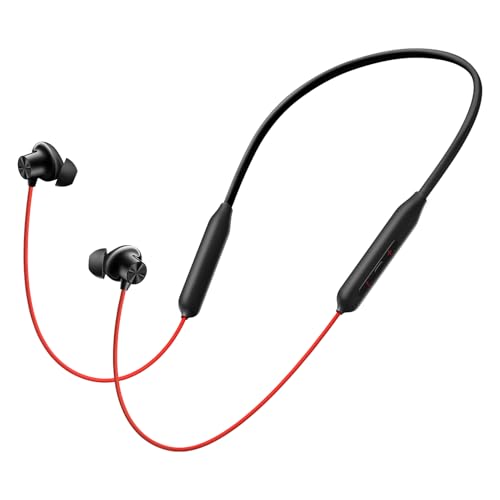 OnePlus Bullets Wireless Z3 in-Ear Neckband with 12.4mm Drivers, 3D Spatial Audio,10 mins Charge for 27 hrs Playback, AI Call Noise Cancellation, 4 EQ