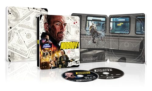 Nobody - Limited Edition Steelbook 4K Ultra HD + Blu-ray + Digital [4K UHD]