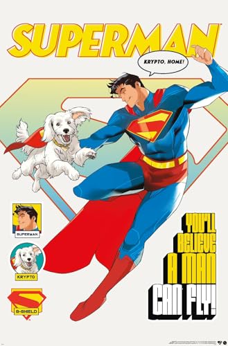 Trends International DC Studios Superman (2025) - Illustrated Duo Wall Poster, 34L x 22.4W, Unframed Version