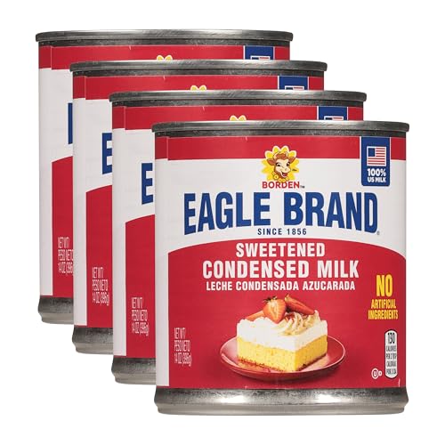 Eagle Brand Sweetened Condensed Milk, 14 oz (Pack of 4)