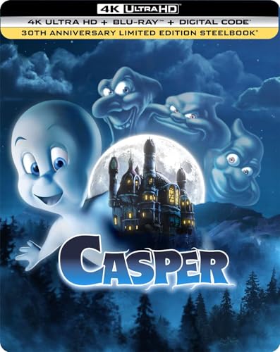 Casper - 30th Anniversary Limited Edition Steelbook 4K Ultra HD + Blu-ray + Digital