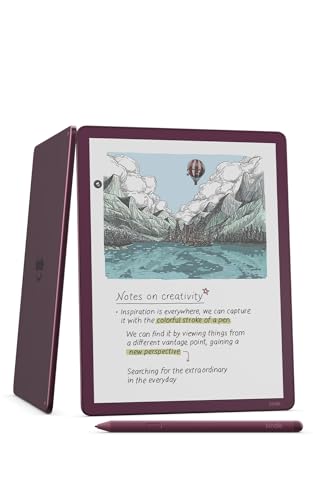Amazon Kindle Scribe Colorsoft 64GB (newest model) — 11” paper-like color display with front light — Thin, light, powerful — Write in notebooks, documents, and books