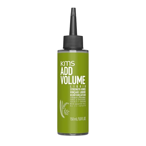 KMS AddVolume Liquid Strength Rinse, Instantly Thickens & Strengthens, For Fuller-Looking Hair, Vegan & PETA Approved, 150ml
