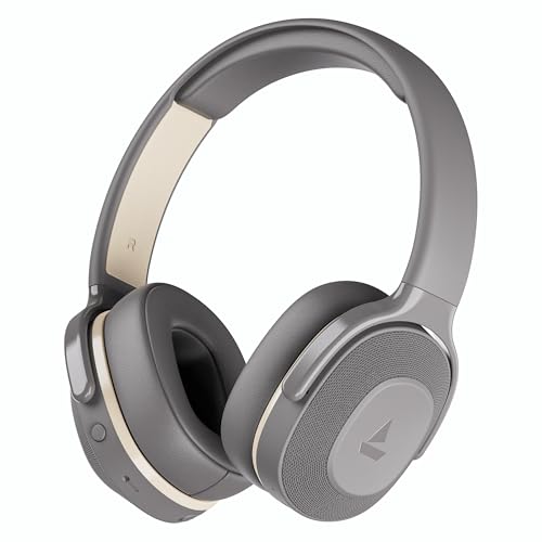 Boat Rockerz 413, 60H Battery, 40Mm Drivers, Dual Pair,ENx Tech, Low Latency, Stream Ad Free Music via App Support, Bluetooth Headphones, Wireless Ove