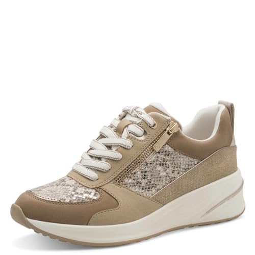 (-44%) Tamaris Damen Sneaker Synthetik, beige, 39 EU