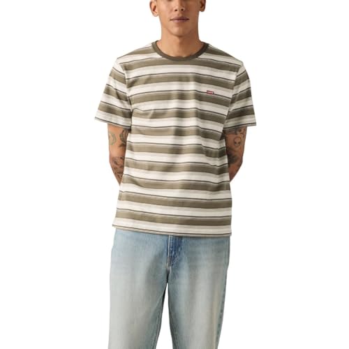 (-40%) Ss Original Hm Tee Jen Stripe Maitake Br