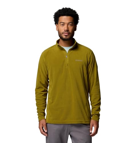 🔥 STARKER PREIS (-32%) Columbia Herren Klamath Range 2 Half Zip Fleece Pull Over, Mossy Green, L