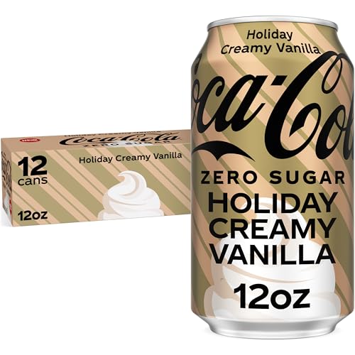 Coca-Cola Zero Sugar Holiday Vanilla Cream 12oz 12pk