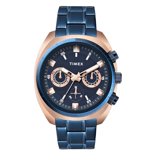 Blue Round Dial Analog Men's Watch - TWEG28203