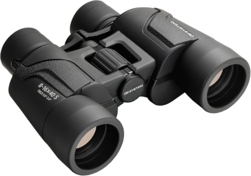 OM SYSTEM 8-16x40 S Zoom Binoculars - High Power Sports & Nature Optics