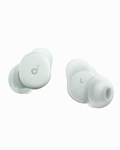 Soundcore Sleep A30 by Anker Sleep Earbuds, Smart Active Noise Cancelling Sleep Headphones, Adaptive Snore-Masking System, Ultra-Comfort for Side Sleepers, 45H Playtime